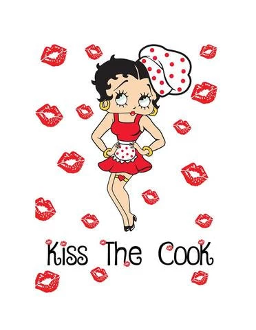 Bettyboopsuperstore Betty Boop Magnet Kiss The Cook Kitchen 1 Bettyboopsuperstore Betty Boop Magnet Kiss The Cook Kitchen