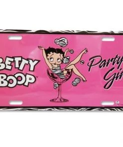Bettyboopsuperstore For Your Car Betty Boop License Plate Party Girl