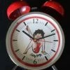 Bettyboopsuperstore Betty Boop Old Fashion Style Kick Alarm Clock Classic Collectibles