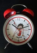 Bettyboopsuperstore Betty Boop Old Fashion Style Kick Alarm Clock Classic Collectibles
