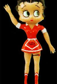 Bettyboopsuperstore Classic Collectibles Betty Boop Diner Bendable Doll-Retired