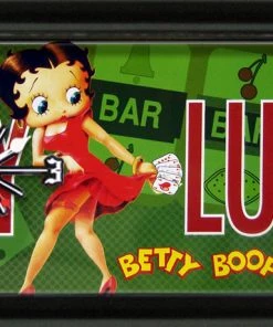 Bettyboopsuperstore Classic Collectibles Betty Boop Lady Luck Clock