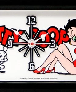 Bettyboopsuperstore Betty Boop White Clock Classic Collectibles