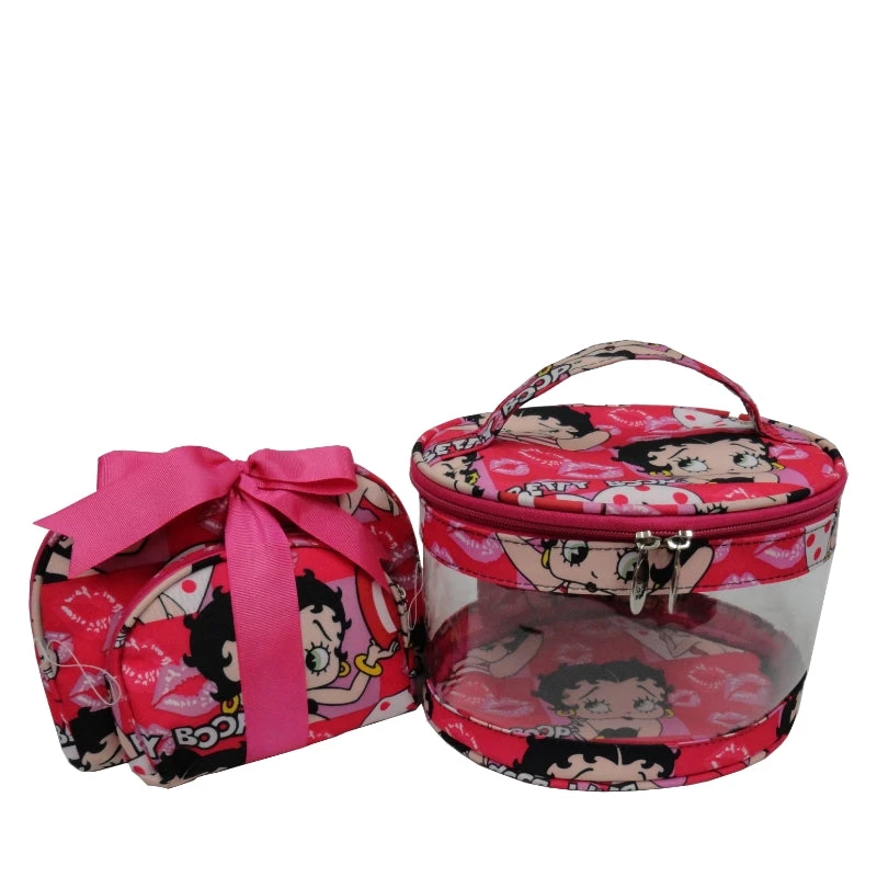 Bettyboopsuperstore Betty Boop Polyester Cosmetic Set, Betty Faces On The Go 1 Bettyboopsuperstore Betty Boop Polyester Cosmetic Set, Betty Faces On The Go