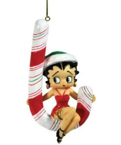 Bettyboopsuperstore Classic Collectibles Candy Cane Betty Ornament