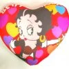 Bettyboopsuperstore Betty Boop Heart Shaped Biker Pillow