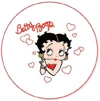 Bettyboopsuperstore Betty Boop Hearts Dessert Plates 7in