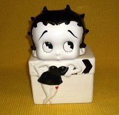 Goodies Galore The Bettyboopsuperstore Betty Boop Black And White Cookie Jar Kitchen