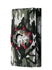 Bettyboopsuperstore BETTY BOOP WALLET CAMOUFLAGE On The Go