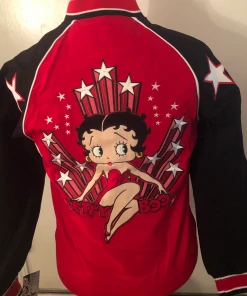 Bettyboopsuperstore Betty Boop Stars Bursting Jacket Clothing And Apparel