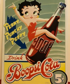 Bettyboopsuperstore Other Stuff Betty Boop Boopsi ColaTin Sign