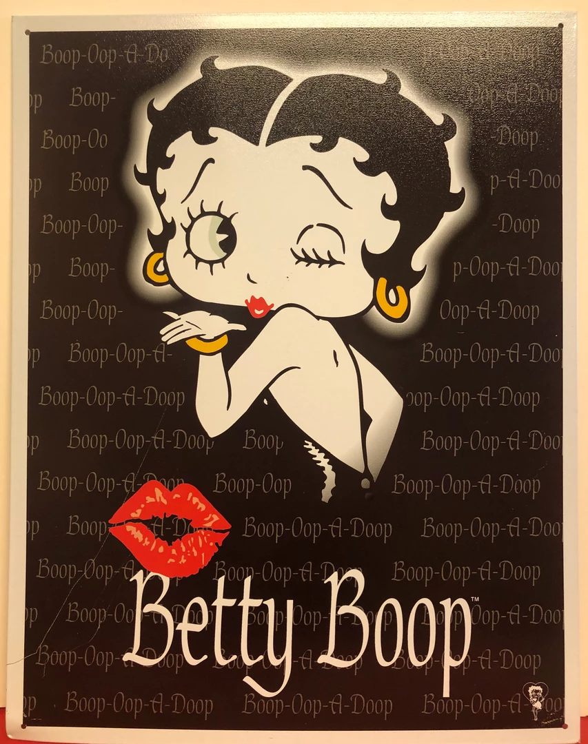 Bettyboopsuperstore Other Stuff Betty Boop Kisses Tin Sign 1 Bettyboopsuperstore Other Stuff Betty Boop Kisses Tin Sign