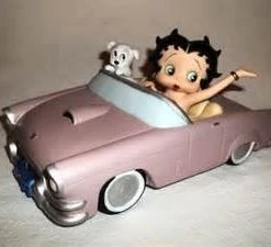 Goodies Galore The Bettyboopsuperstore Betty Boop Pink Car Musical Figurine