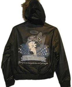 Bettyboopsuperstore Clothing And Apparel Betty Boop Street Angel Leather Jacket