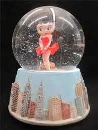 Bettyboopsuperstore Betty Boop City Musical Snowglobe Classic Collectibles