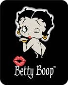 Bettyboopsuperstore Betty Boop Officially Licensed Sherpa Mink Kiss Throw RETIRED