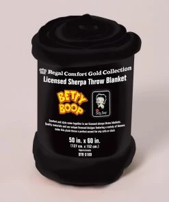 Bettyboopsuperstore Betty Boop Officially Licensed Sherpa Mink Kiss Throw RETIRED