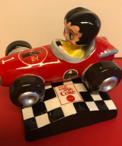 Bettyboopsuperstore Betty Boop Coca Cola Racing Car Salt & Pepper Shaker Classic Collectibles