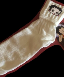 Bettyboopsuperstore Betty Boop Cotton Betty Head Ankle Socks