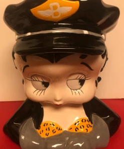 Bettyboopsuperstore Classic Collectibles Betty Boop Full Bust Biker Cookie Jar (Retired)
