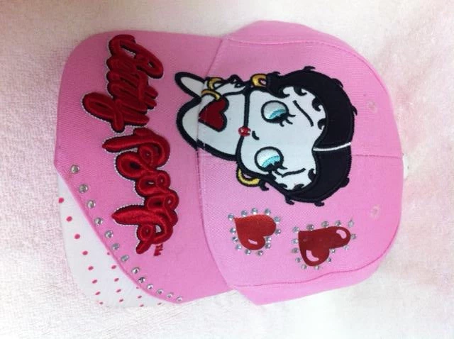 Bettyboopsuperstore Clothing And Apparel Betty Boop Hearts Hat 1 Bettyboopsuperstore Clothing And Apparel Betty Boop Hearts Hat