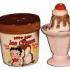 Bettyboopsuperstore Betty Boop Kiss The Cook Ice Cream Salt And Pepper Shakers Classic Collectibles