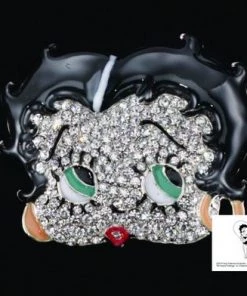 Bettyboopsuperstore Bathroom Betty Boop Rinestone Face Pin
