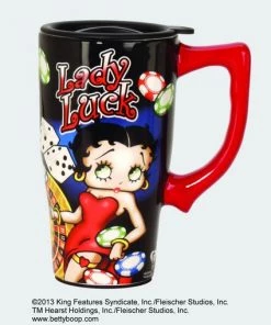 Bettyboopsuperstore Betty Boop Lady Luck Travel Mug