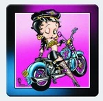 Bettyboopsuperstore Betty Boop Biker Magnet Kitchen