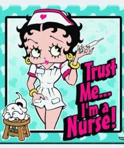 Bettyboopsuperstore Betty Boop Trust Me I'sm A Nurse Magnet