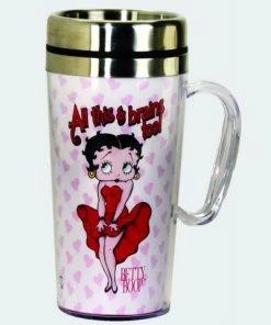 Bettyboopsuperstore On The Go Betty Boop All Brains Too Insulated Mug
