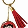 Bettyboopsuperstore Betty Boop Key Chain With Clip And Tassel For Your Car