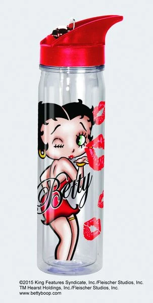 Bettyboopsuperstore Betty Boop Kisses Flip Top Bottle 1 Bettyboopsuperstore Betty Boop Kisses Flip Top Bottle