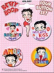Bettyboopsuperstore Betty Boop Buttons Set #3 Clothing And Apparel