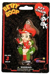 Bettyboopsuperstore Cowgirl Betty Keychain For Your Car