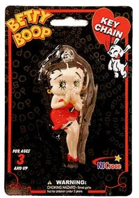 Bettyboopsuperstore Basic Betty Red Dress Keychain