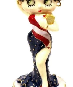 Bettyboopsuperstore Classic Collectibles Betty Boop New York's Lady Liberty Porcelian Hinged Box