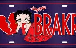 Bettyboopsuperstore Betty Boop Heart Breaker License Plate