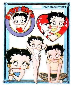 Bettyboopsuperstore Betty Boop Magnets Set Of 5