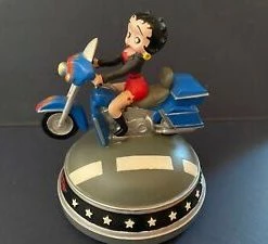 Goodies Galore The Bettyboopsuperstore Betty Boop Musical Biker Figurine Retired