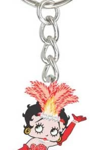 Bettyboopsuperstore For Your Car Betty Boop Showgirl Key Chain