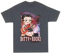 Bettyboopsuperstore Betty Rocks Betty Boop T-Shirt