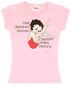 Bettyboopsuperstore Clothing And Apparel Betty Boop Well Behaved Women Junior Top