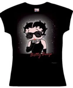 Bettyboopsuperstore Betty Sunglasses Betty Boop Baby Doll T-Shirt