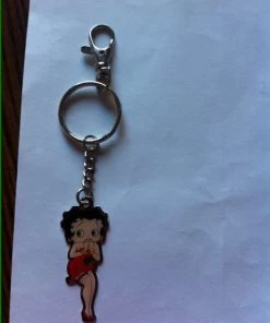 Bettyboopsuperstore For Your Car Betty Boop Ready To Blow A Kiss Enamel Keychain