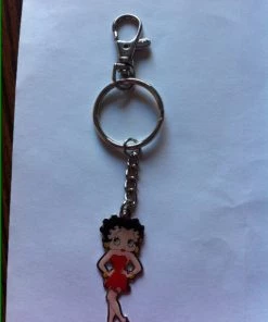 Bettyboopsuperstore Basic Betty Enamel Keychain For Your Car