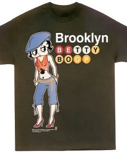 Bettyboopsuperstore Clothing And Apparel Black Brooklyn Betty Boop T-Shirt