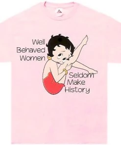 Bettyboopsuperstore Betty Boop Well Behaved Women T-Shirt Clothing And Apparel