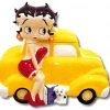 Bettyboopsuperstore Betty Boop Yellow Car Cookie Jar RETIRED