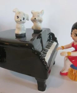 Bettyboopsuperstore Betty Boop Piano With Dancing Pudgy's (2) Muscial (Retired) Classic Collectibles